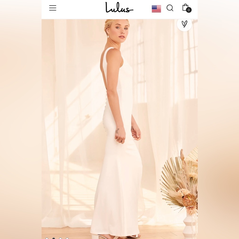 NWT wedding dress from Lulus